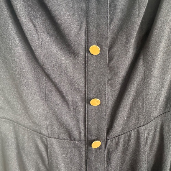 Reformation Indira Dress Black Size 4 - Picture 3 of 7